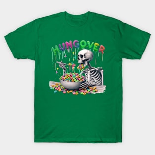 Colorful Hungover Skeleton T-Shirt